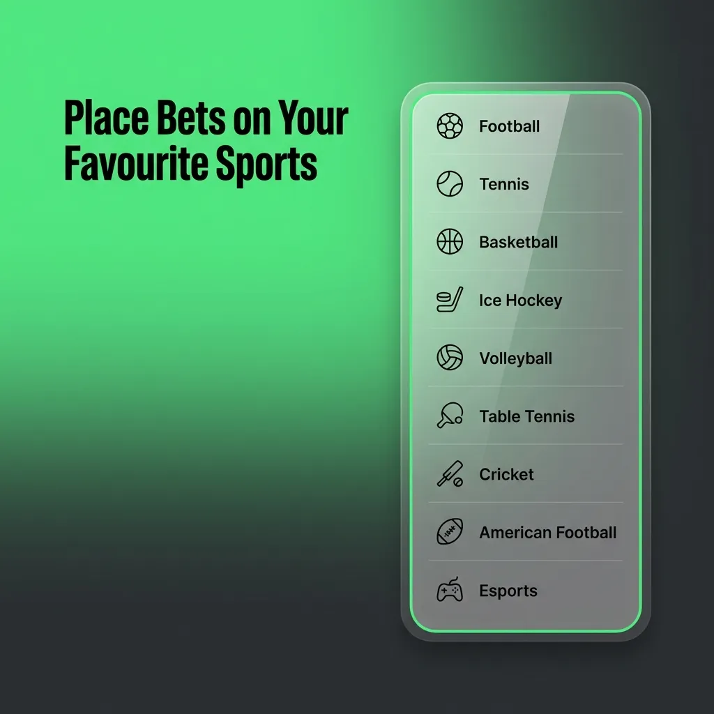 BC Game India sports betting lobby showing cricket, football, tennis, kabaddi and more with odds and live markets